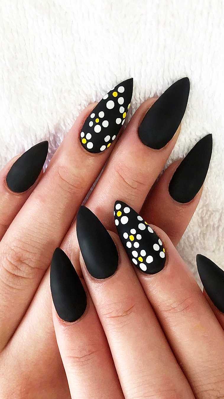 33 Black Nails Design Ideas. Different Acrylic ,Polish and ...