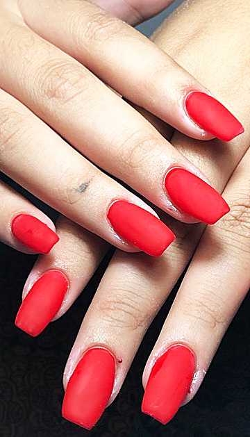 38 Red Nails Design Ideas Different Coffin Acrylic And Polish Methods Page 2 Of 38 Womens Ideas