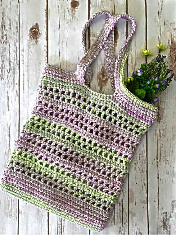 crochet market bag free pattern