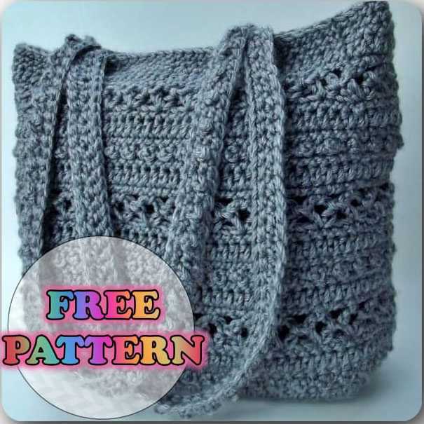 Free Crochet Bag Pattern Instruction for Beginners at Easy Level