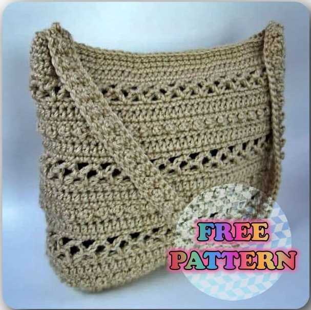 Free Crochet Bag Pattern Instruction for Beginners at Easy Level ...