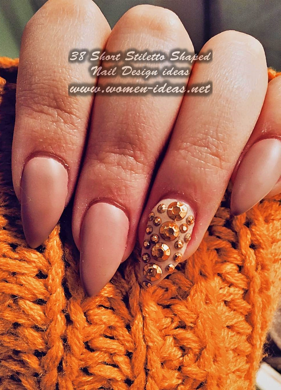 Short Stiletto Tips  EVNailshop