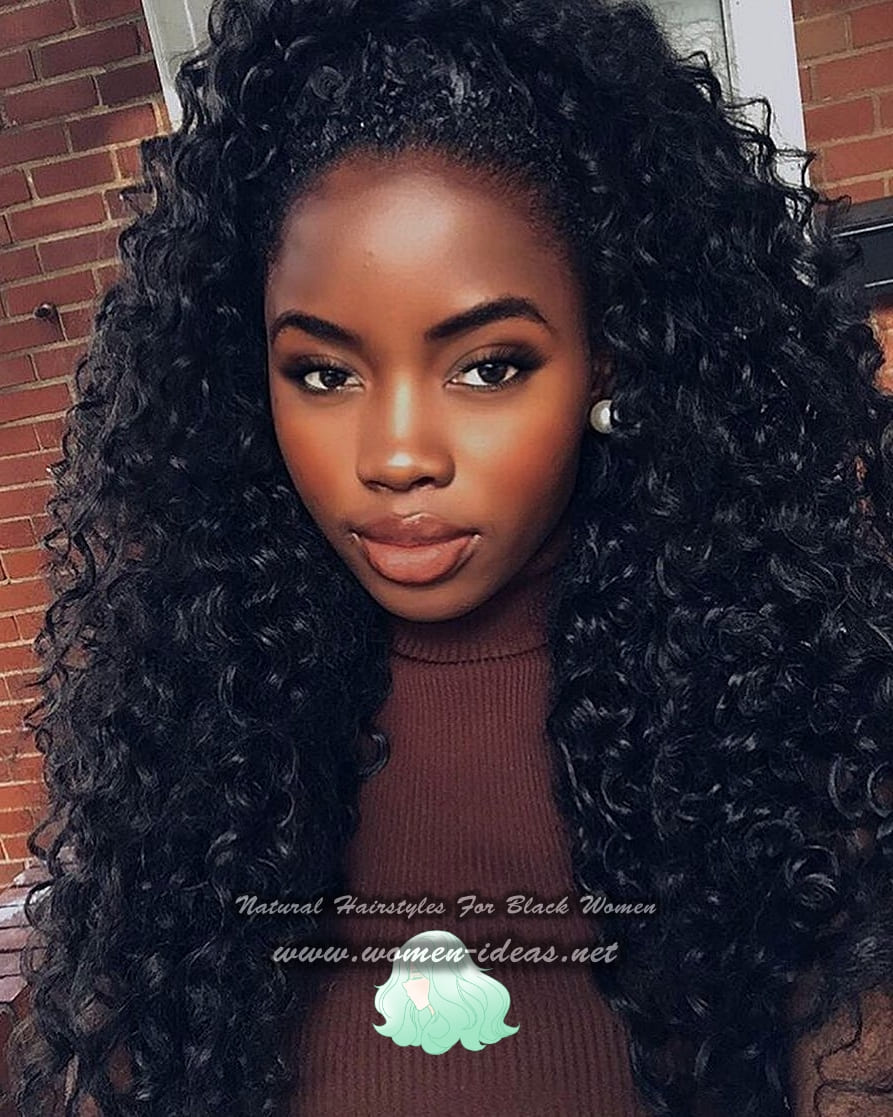 16 Glamorous Black Curly Hairstyles  Pretty Designs