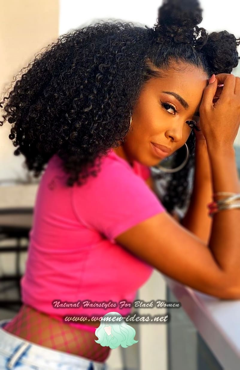 18 Natural Curly Hairstyles For Black Women - Page 5 of 18 - Womens ideas